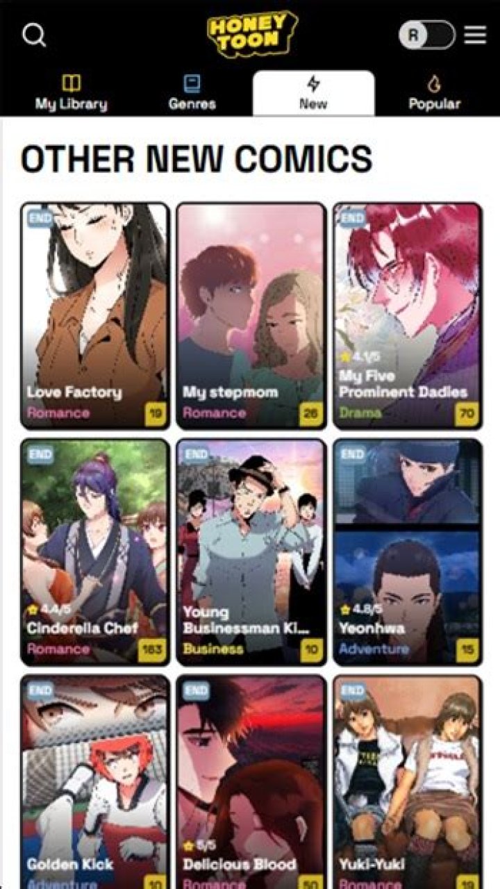 Read Free Honeytoon Webtoons Online